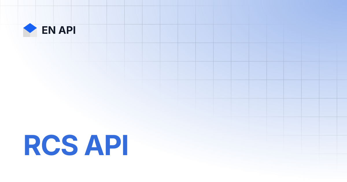 RCS API | EN API